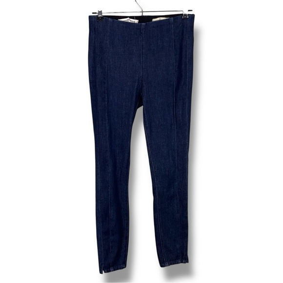 Size 28 Pilcro High Rise Denim Jegging Blue Stretch Pull On Style Anthropologie - Picture 1 of 13